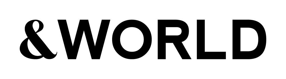 &WORLDロゴ